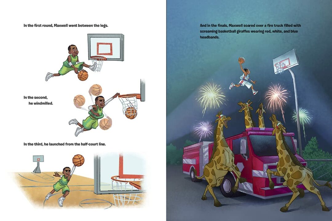Basketball Town Page Spread 