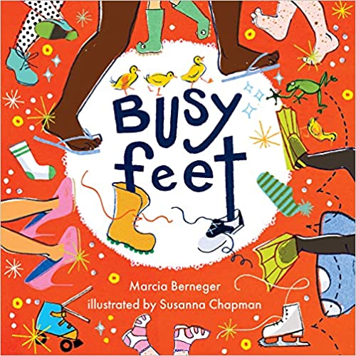 Busy Feet Children's Book Cover