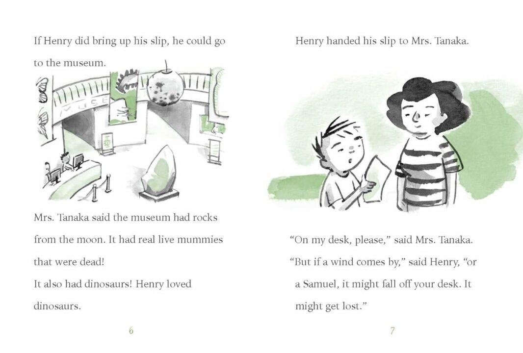 Henry and the Something New Page Spread