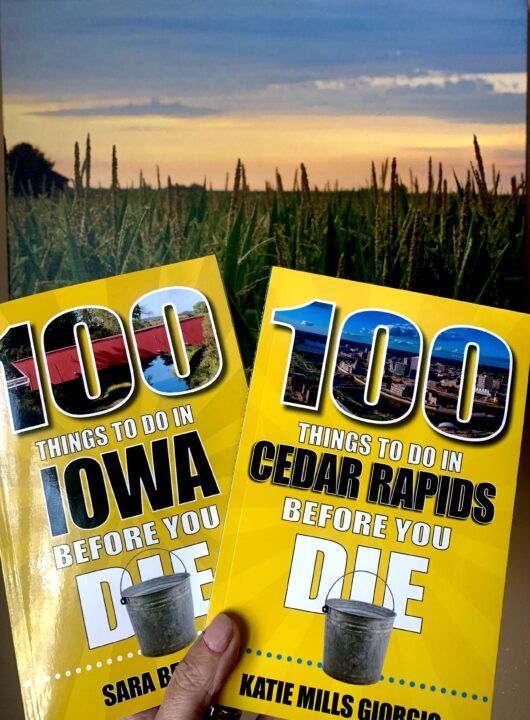 Iowa Travel Books Corn Sunset