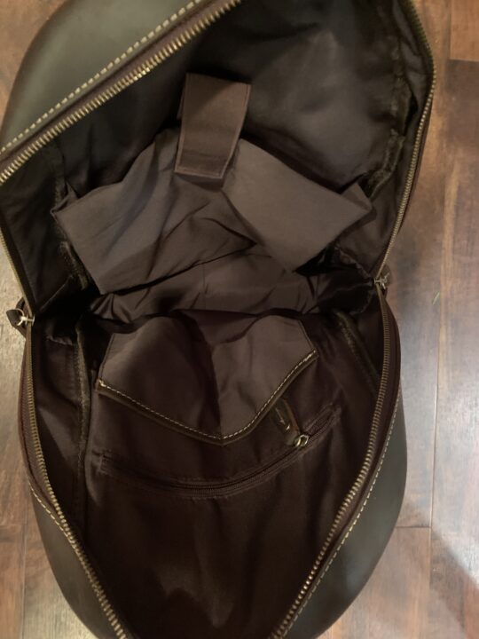 Product Review: Leather Neo Vintage Leather Backpack - Sincerely Stacie