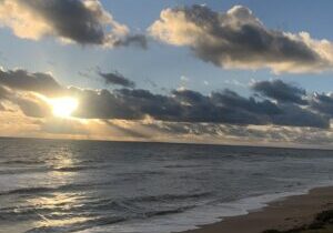 Sunrise on Atlantic Ocean